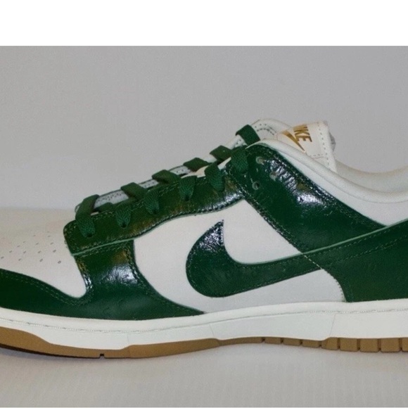 New Nike Dunk Low LX Gorge Green Ostrich Sneakers FJ2260-002 Women’s 12 Men 10.5 - Picture 3 of 6